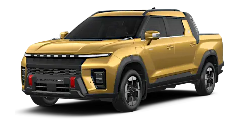 KGM Musso EV Blazing Gold EV 80.6 · Black
