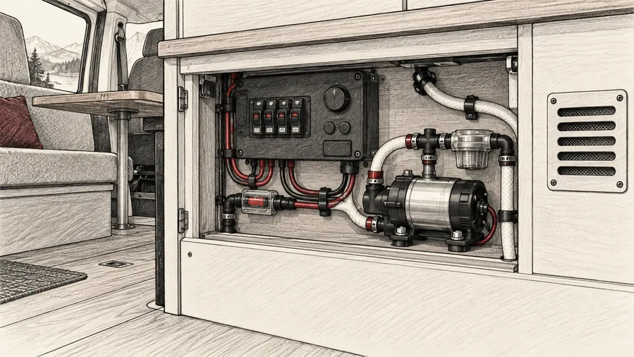 Elektrik und Wassertechnik im Wohnmobil